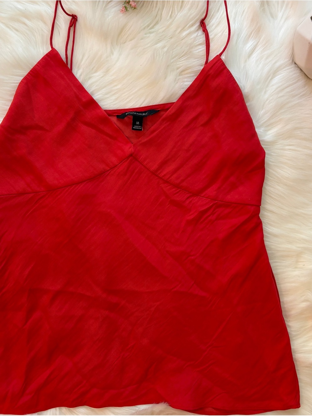 Banana Republic Silky Red Camisole Top